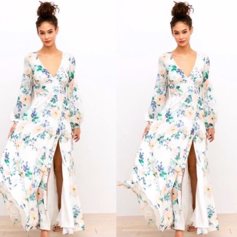 BHLDN Yumi Kim Melissa Maxi Dress Women’s‎ 0 Whimsical Fairy Bohemian Wedding - Picture 2 of 10